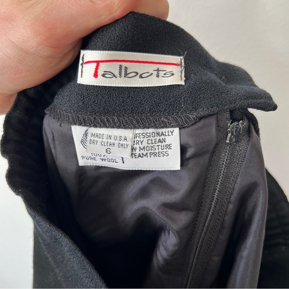 Vintage Talbots Wool Pencil Skirt size 6 - Picture 5 of 7